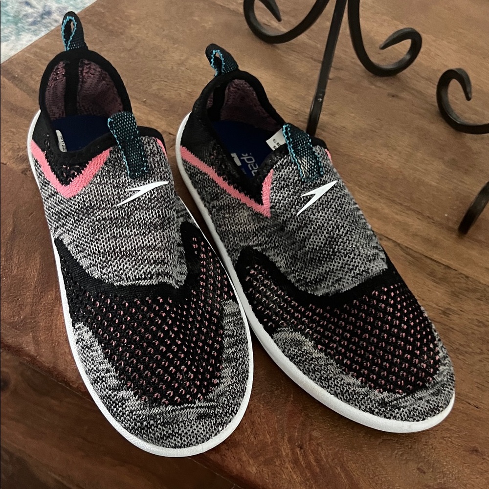 Speedo water shoes.